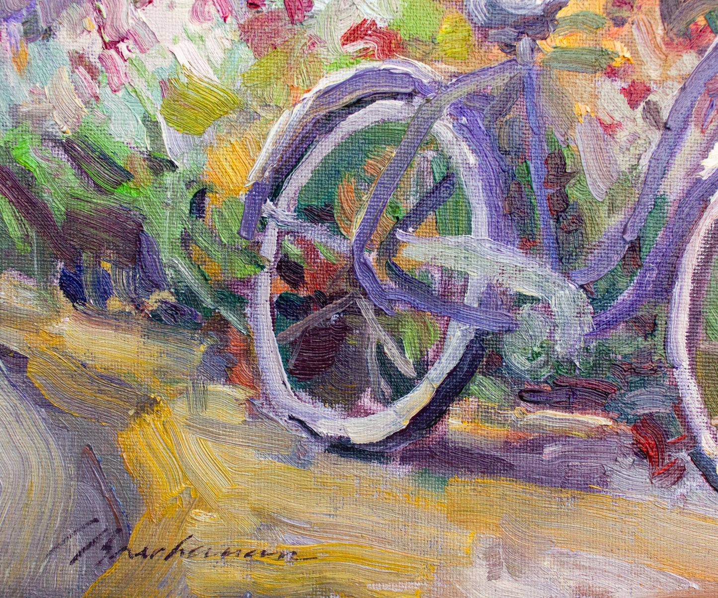 The Lavender Stop     14" x  18"