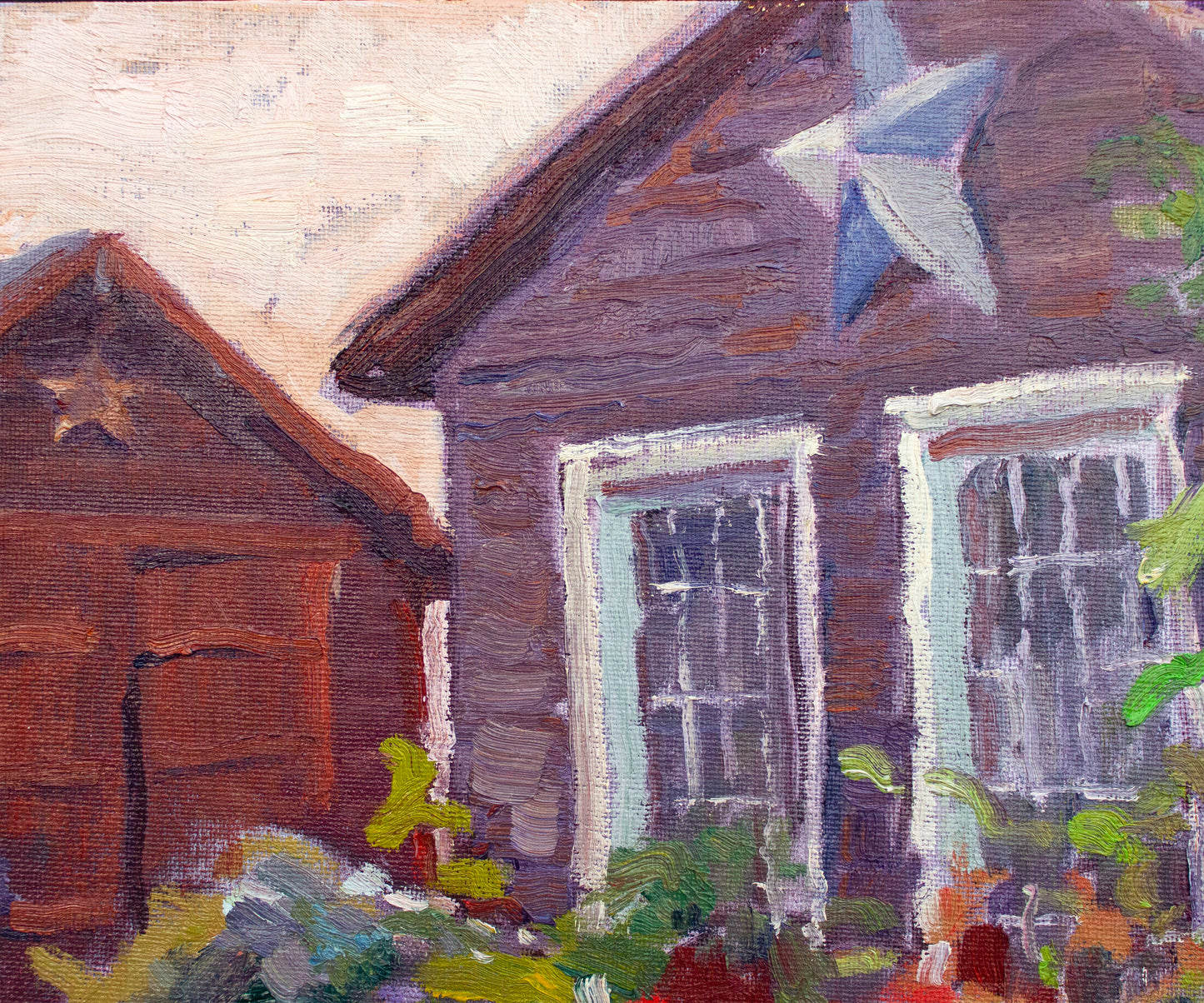 The Lavender Stop     14" x  18"