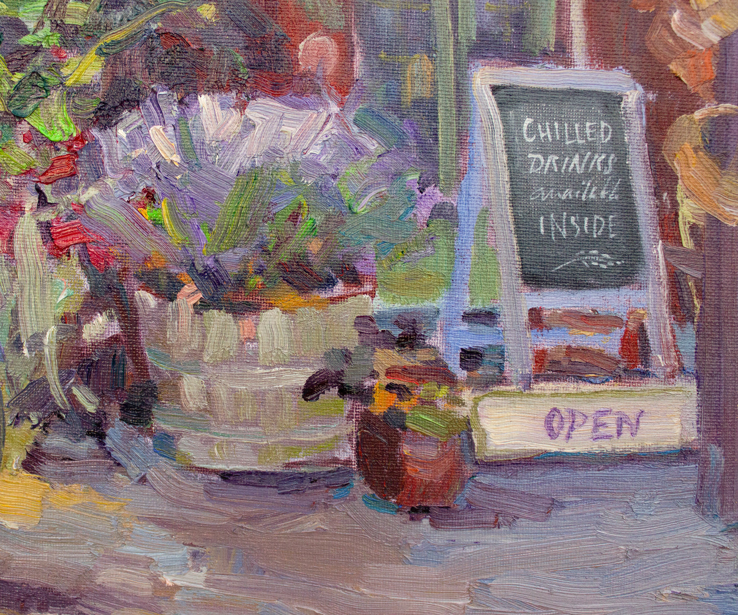 The Lavender Stop     14" x  18"