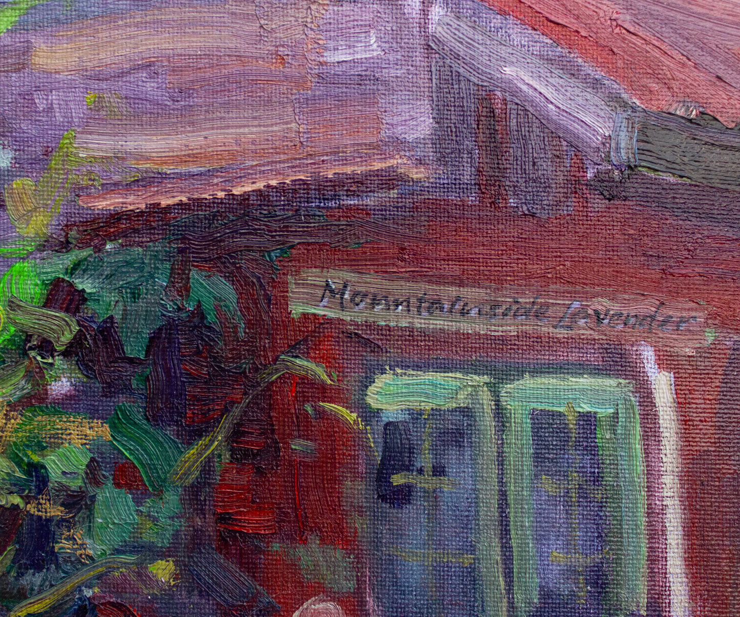 The Lavender Stop     14" x  18"