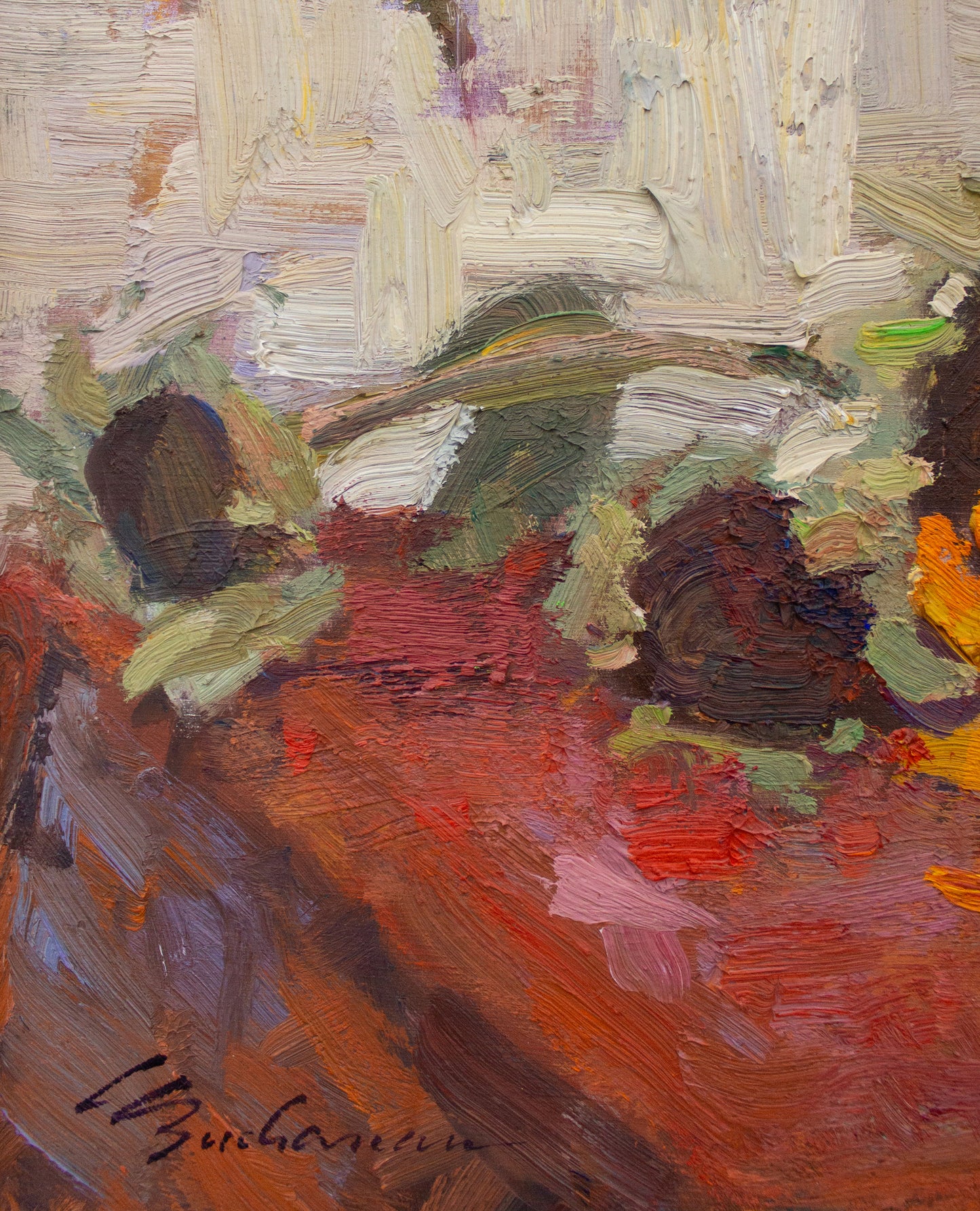 End of Summer Flowers     24" x 18"