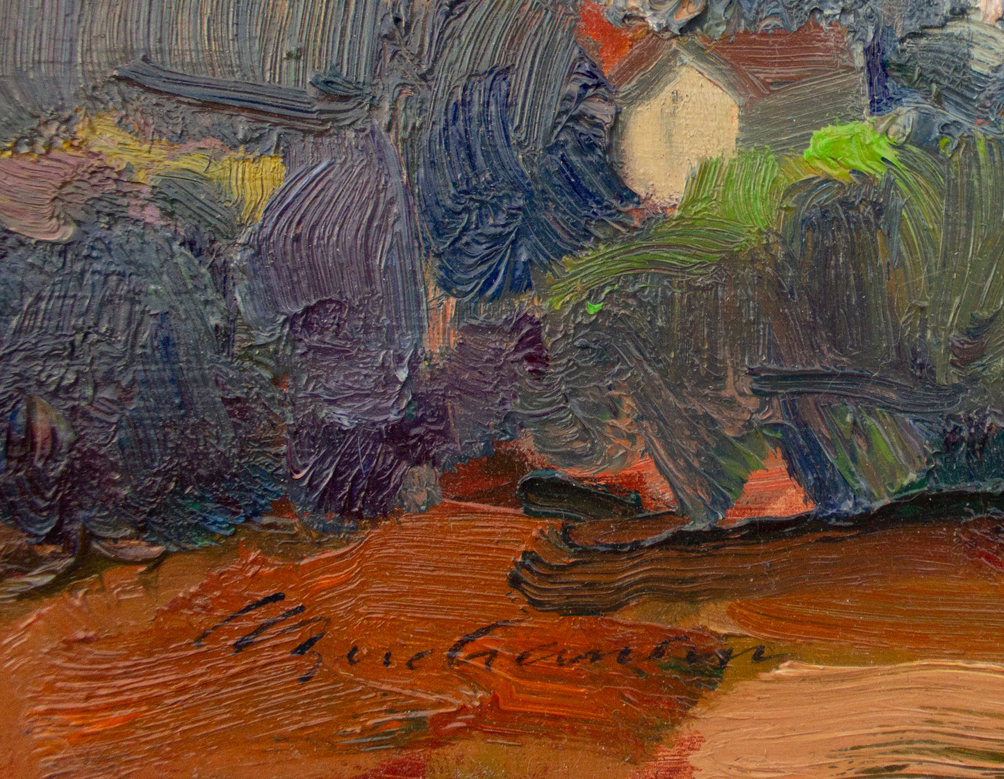 Morning's First Light on the Steeple         9"x12"