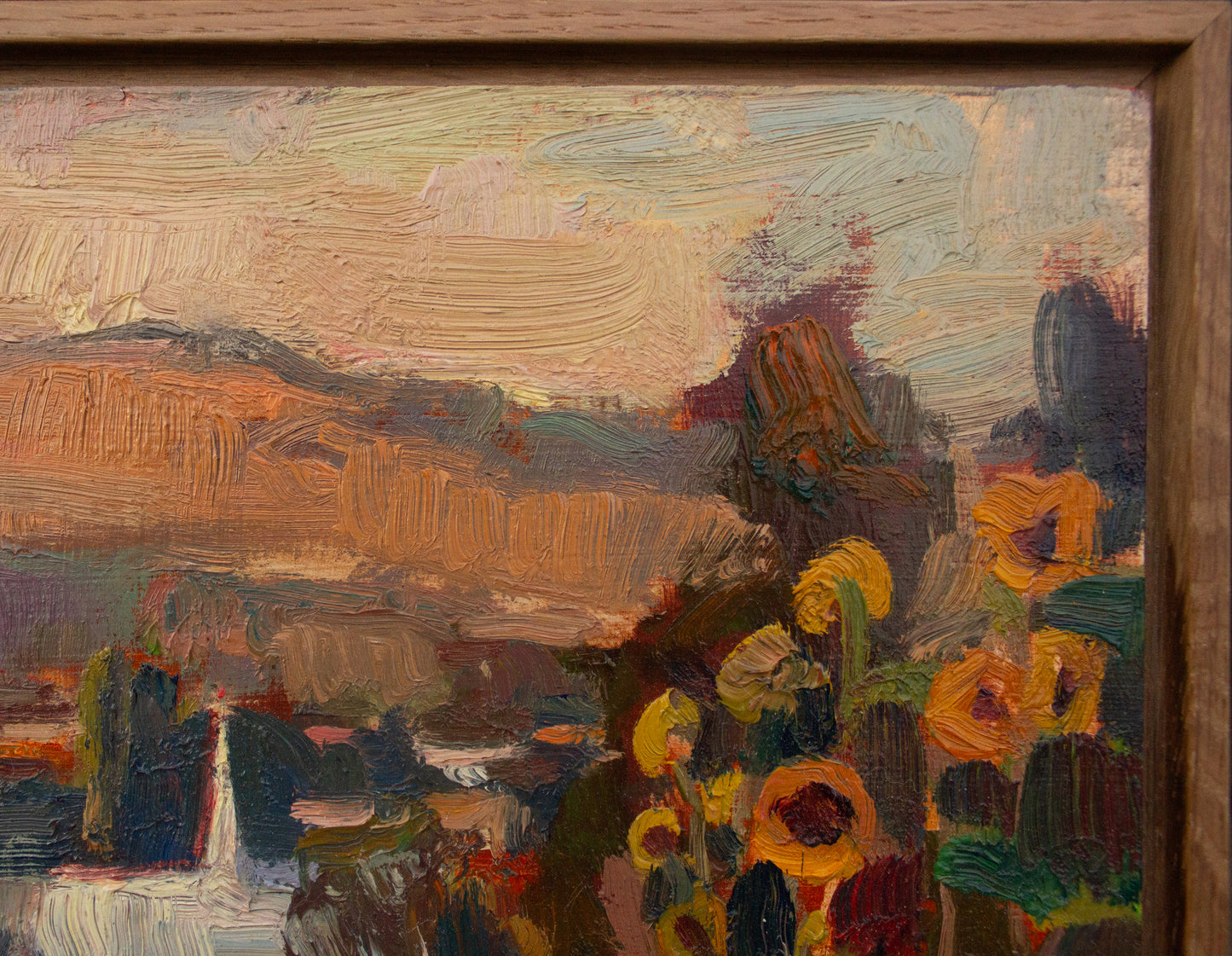 Morning's First Light on the Steeple         9"x12"