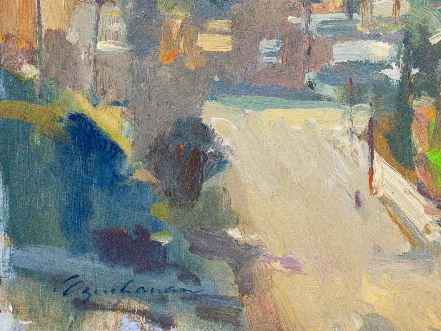 Crook County Courthouse From Elm Street   12" x 16"