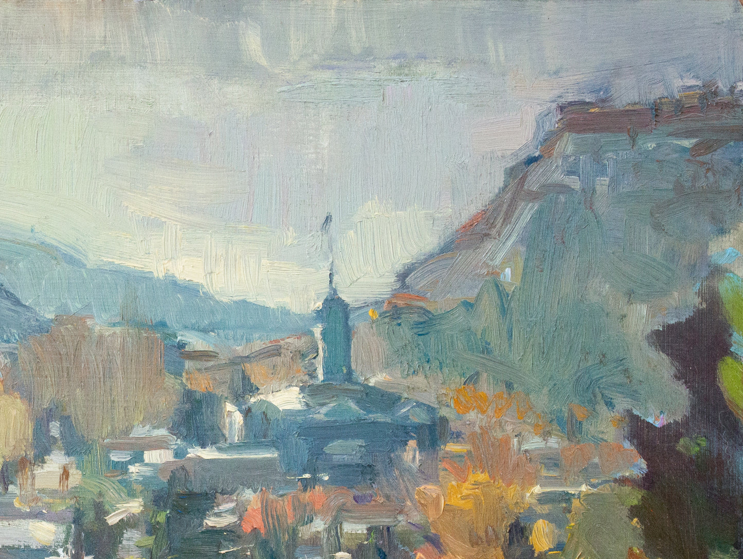 Crook County Courthouse From Elm Street   12" x 16"