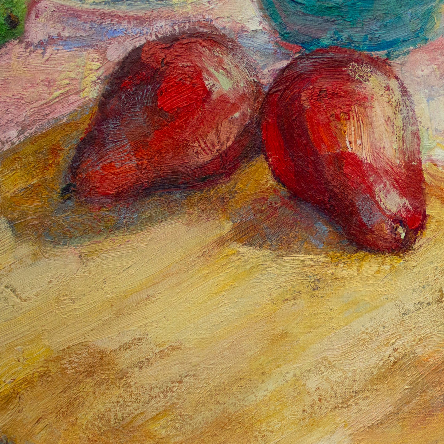 Golden Sunshine On My Roses     36" x 36"