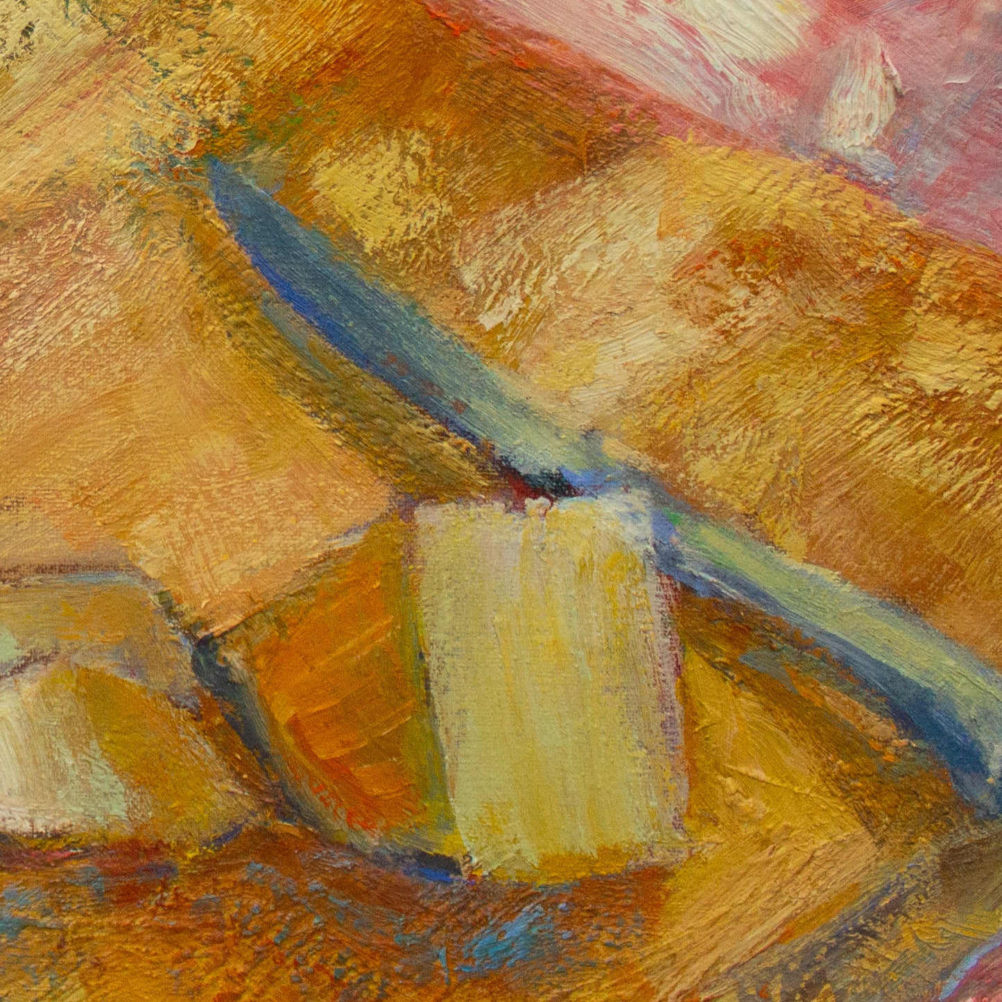 Golden Sunshine On My Roses     36" x 36"