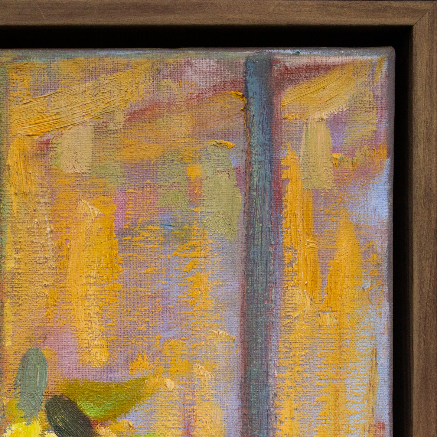 Golden Sunshine On My Roses     36" x 36"