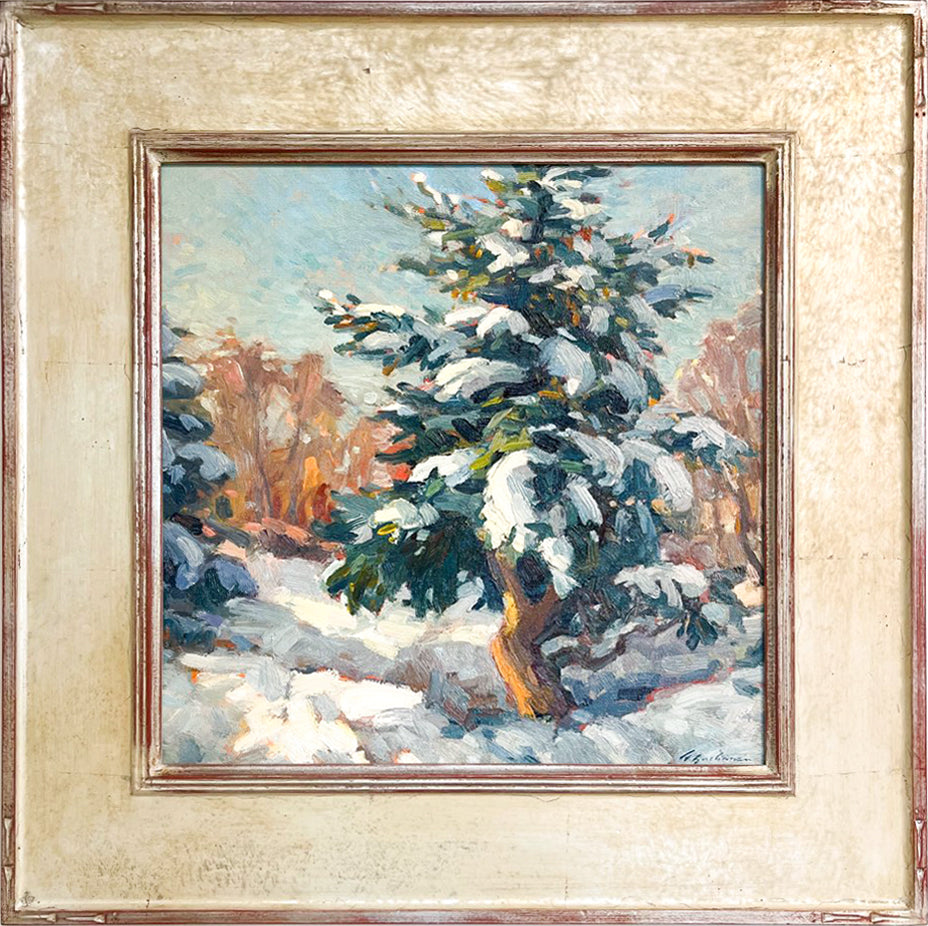 Blue Spruce Morning       16"x 16"