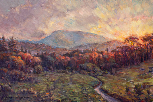 Marys Peak Winter's Glow      24"x 36"