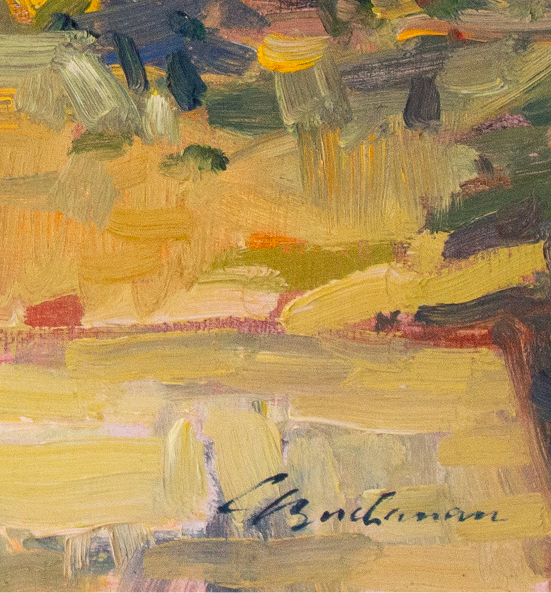 Pat's Yellow Roses   14" x 13"