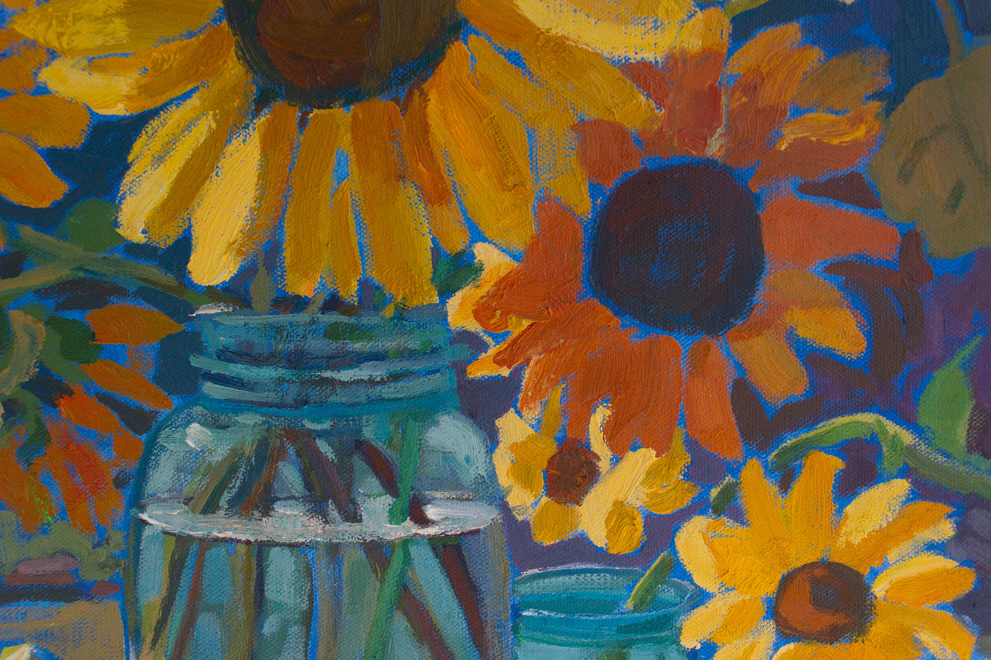 Sunflowers & Summer Squash         24"x30"