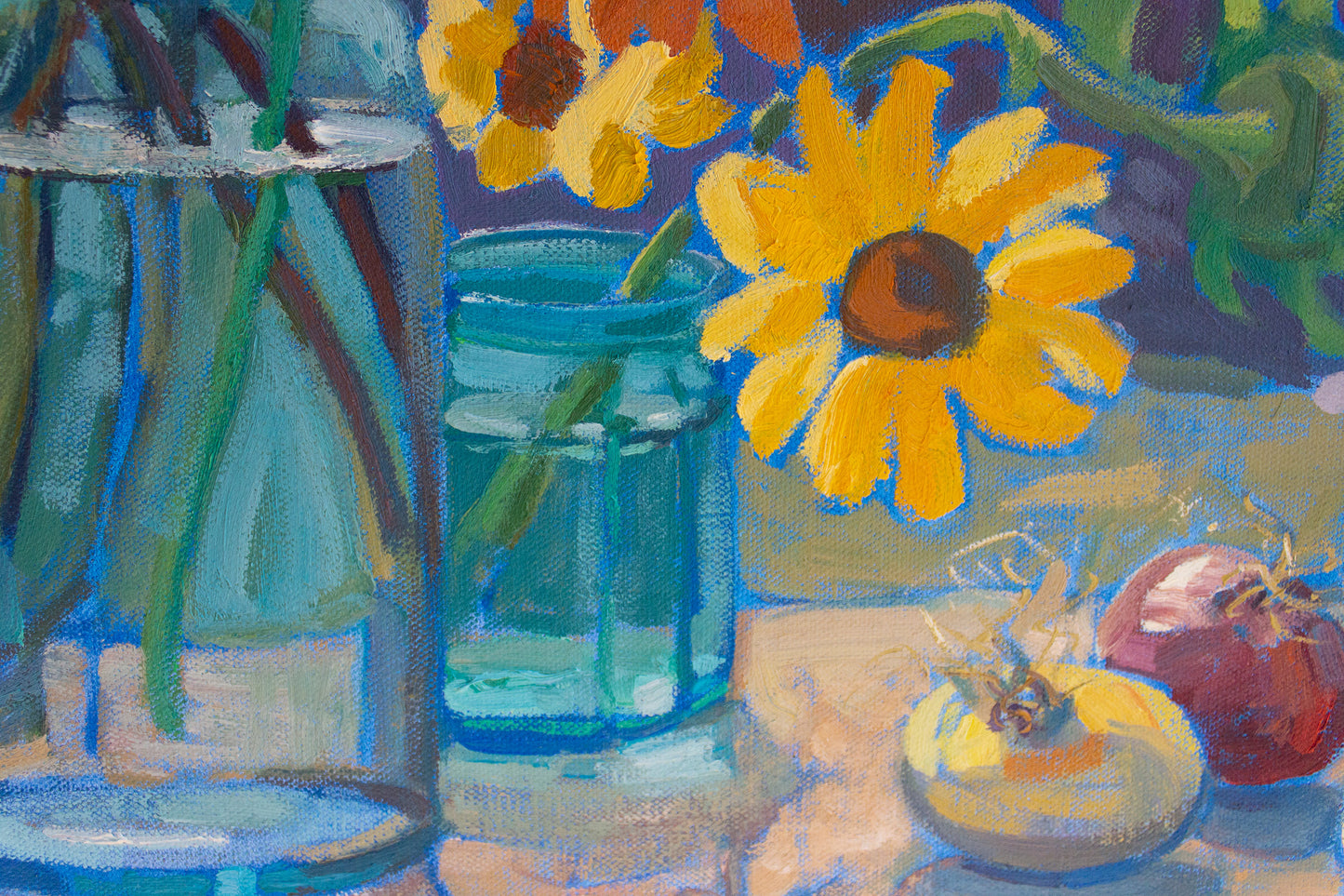 Sunflowers & Summer Squash         24"x30"