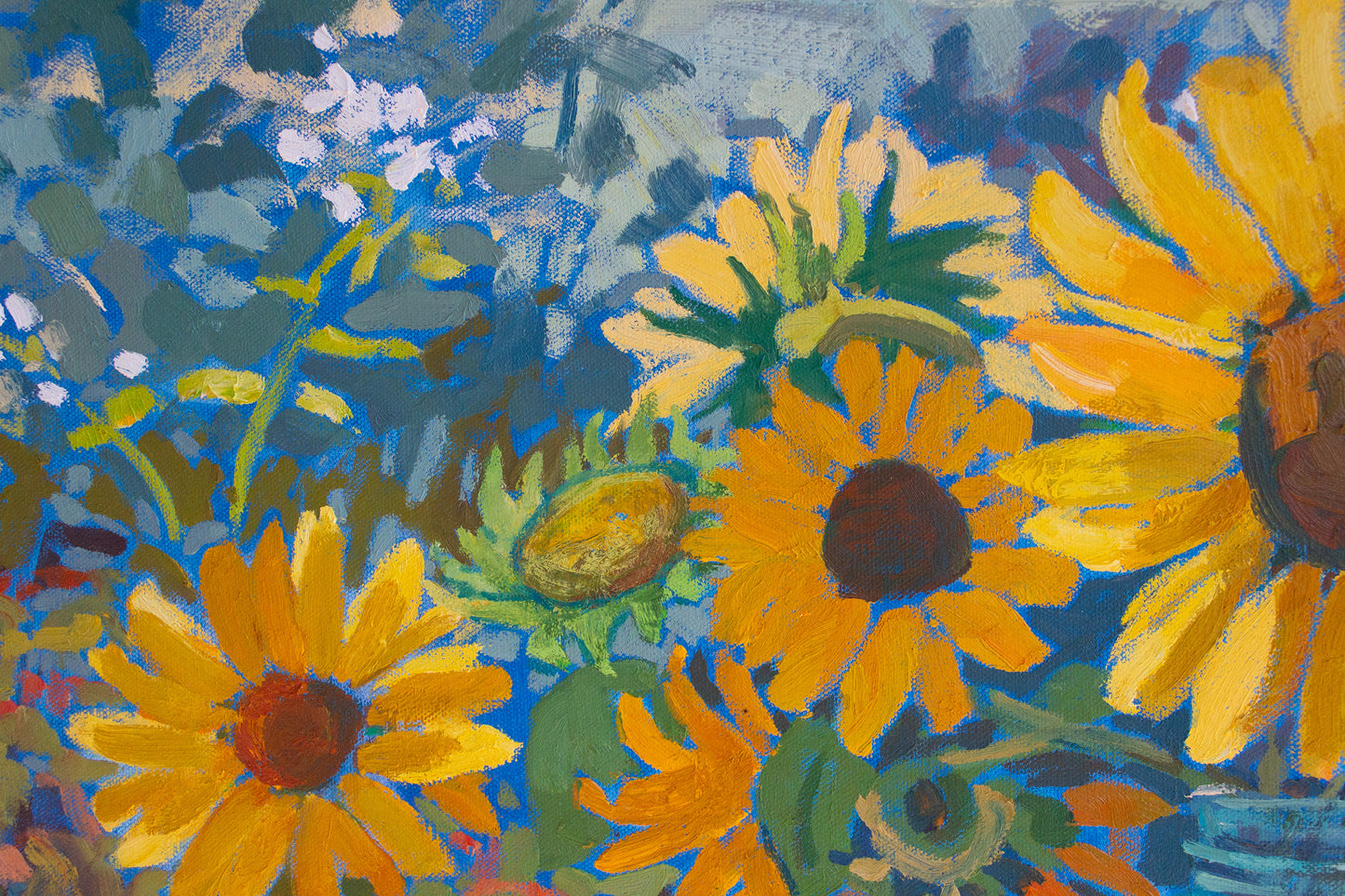 Sunflowers & Summer Squash         24"x30"