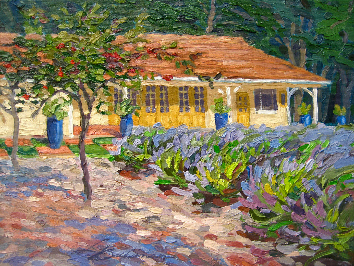 Cauthorn Harvest Houses      12" x 16"