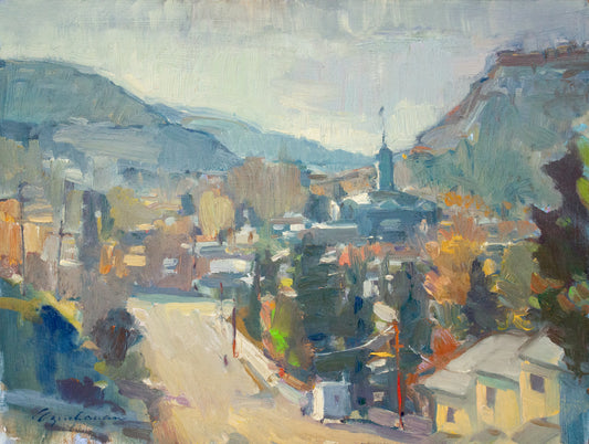 Crook County Courthouse From Elm Street   12" x 16"