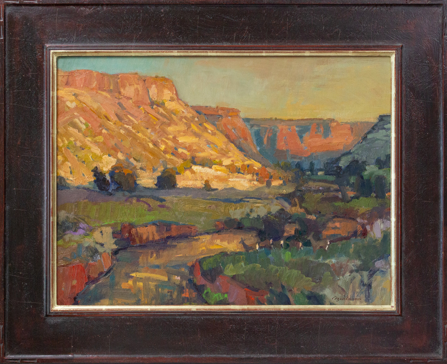 Crooked River Canyon - A Quiet Drink    18"x24"