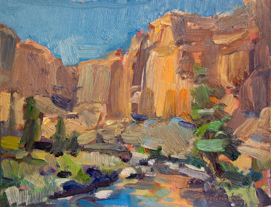 Crooked River Reflections     9"x12"