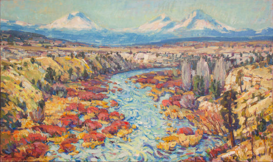 Deschutes Winter Color         32"x 54"