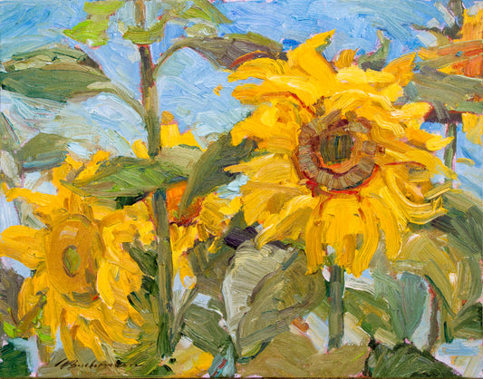 High Noon Sunflowers      11"x 14"