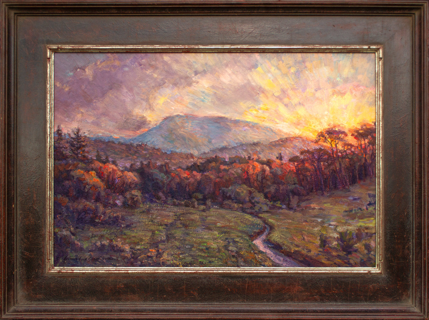 Marys Peak Winter's Glow      24"x 36"