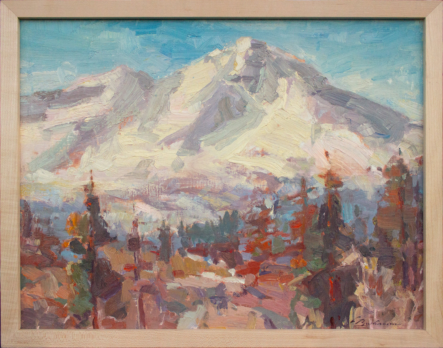 North Sister Glaciers     14" x 18"