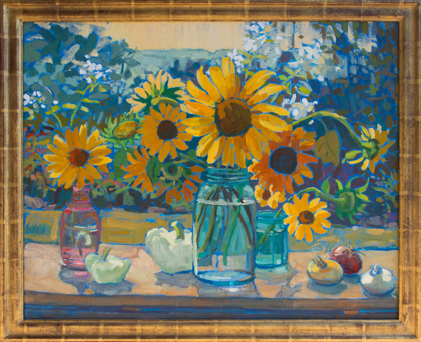 Sunflowers & Summer Squash         24"x30"