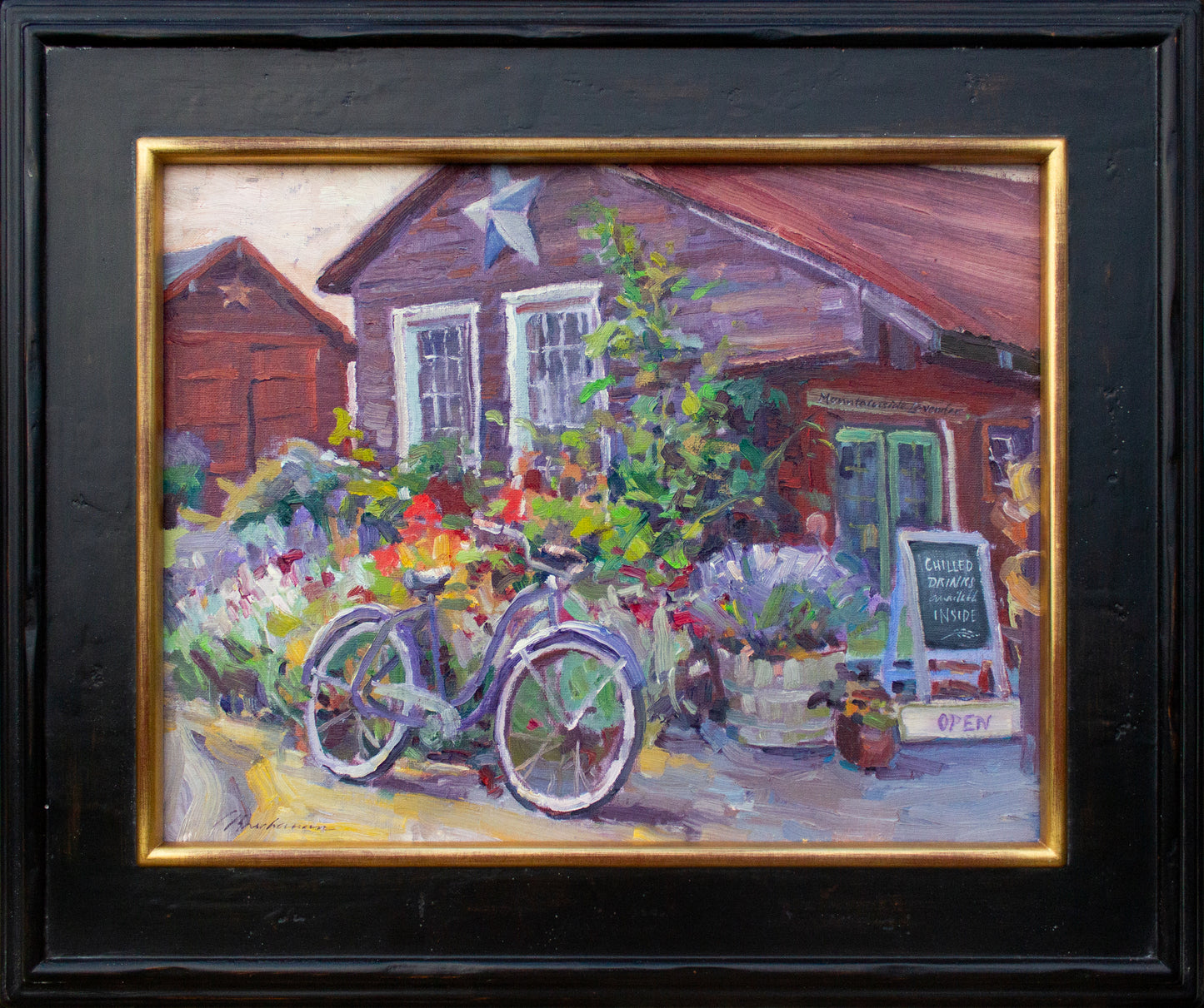 The Lavender Stop     14" x  18"