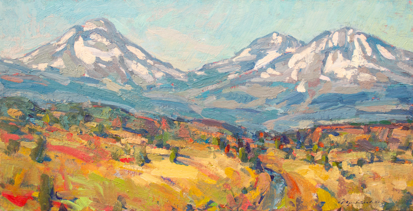 Three Sisters Summer Sunshine     10" x 20"