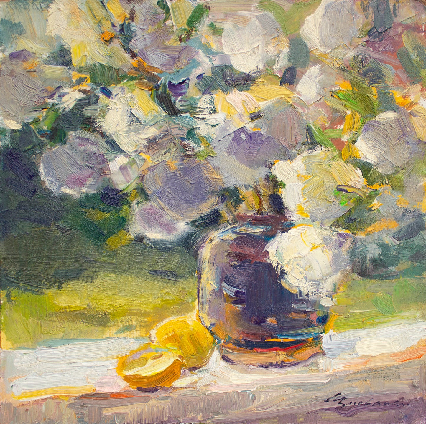 Snowballs and Lemons   12" x 12"