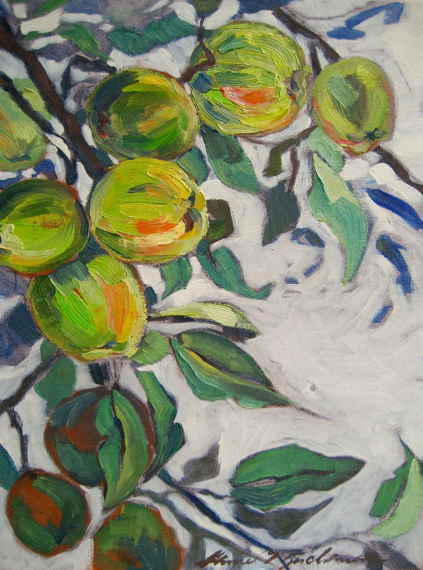 Green Apples          16"x12"